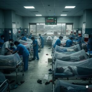 দেশজুড়ে ডেঙ্গুর ভয়াবহ বিস্তার, ২৪ ঘণ্টায় রেকর্ড মৃত্যু, হাসপাতালে শয্যা তো দূরের কথা বারান্দাতেও ঠাঁই নেই